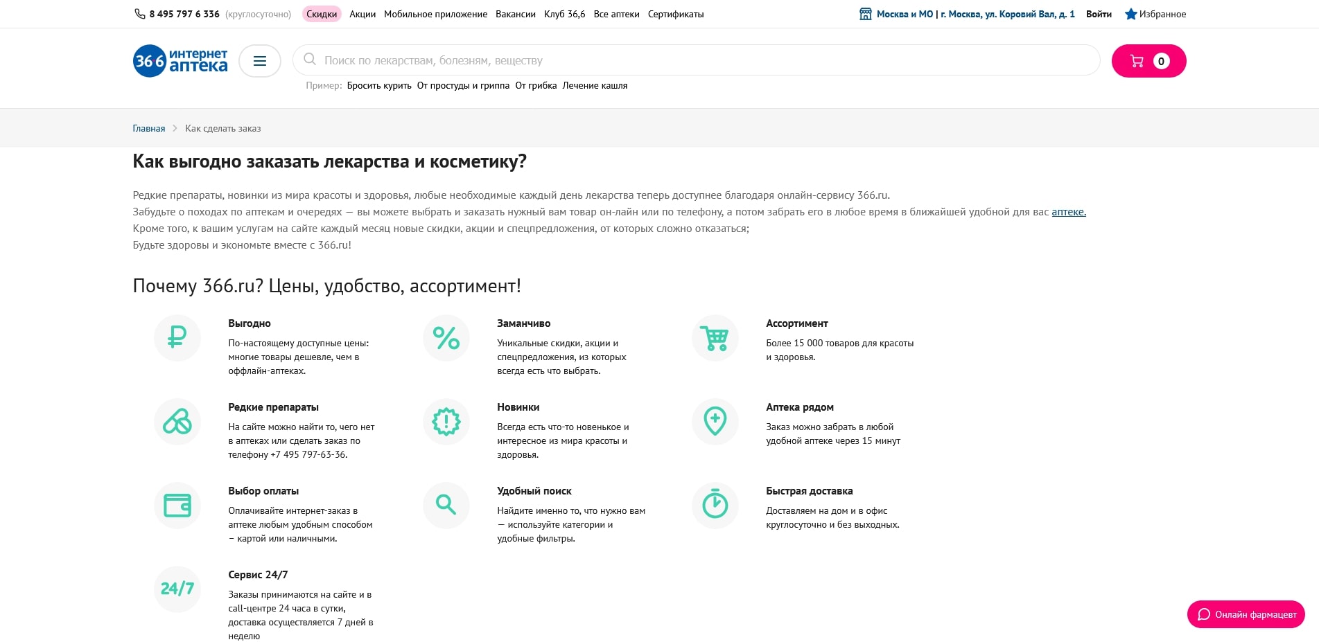 Аптека 36,6